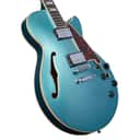 D'Angelico Premier SS Semi-Hollow Electric Guitar w/ Stopbar Tailpiece  Ocean Turquoise