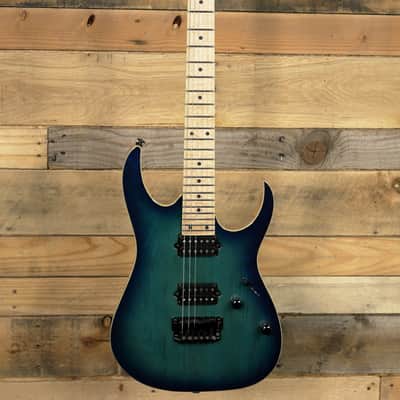 Ibanez Prestige RG652AHMFX Electric Guitar Nebula Green Burst w/ Case image 4