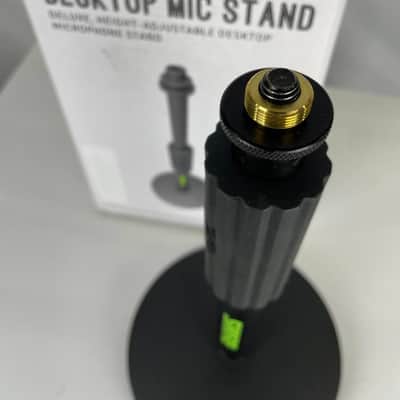 Shure by Gator SH-DESKTOP1 Round Base Desktop Microphone Stand, Black image 3