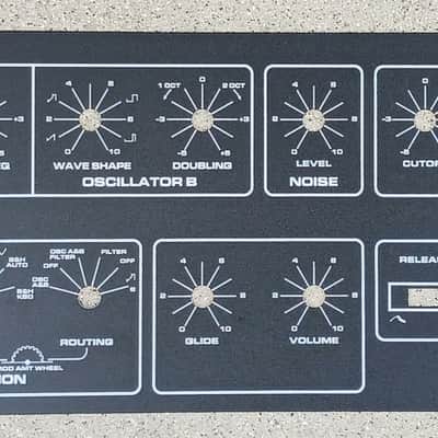 Moog Multimoog face panel *NEW Reproduction*