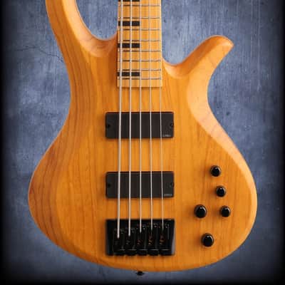 Schecter Riot 5 Session 5-String Bass Guitar Aged Natural Satin image 3