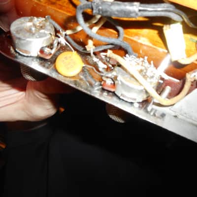 fender Custom Telecaster 1961  (rare)- Sunburst (refin), replaced neck, Super Rare Blonde Fender case!! image 10