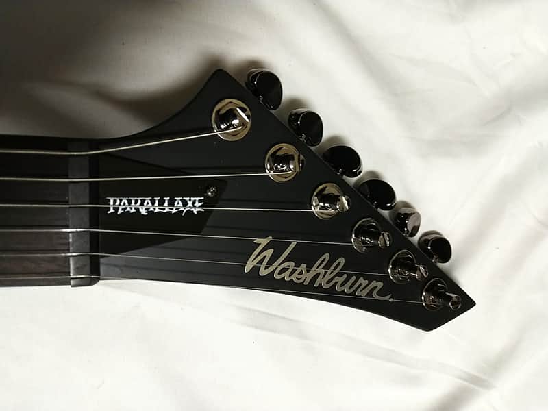 Washburn PXS10EC Parallaxe S10E electric GUITAR - Carbon Black