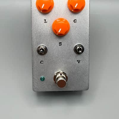 RCO Pedals Rupture Fuzz (modded Fuzzly Bear/BossTone build) 2026 - Raw aluminum with caution orange knobs image 1