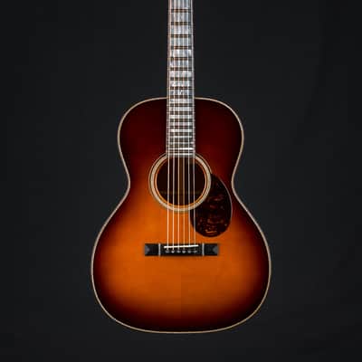 Santa Cruz H13 Custom Old Growth Mahogany and Moon Spruce Sunburst with Century Block Inlay NEW image 2