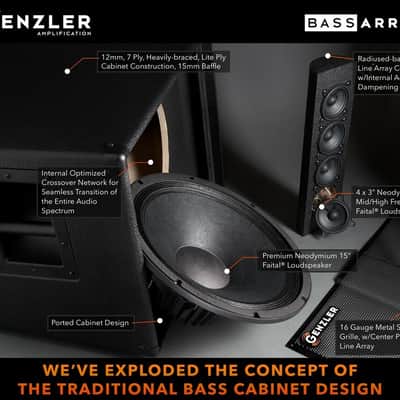 Genzler Amplification Bass Array 15-3 SLANT Cabinet image 5