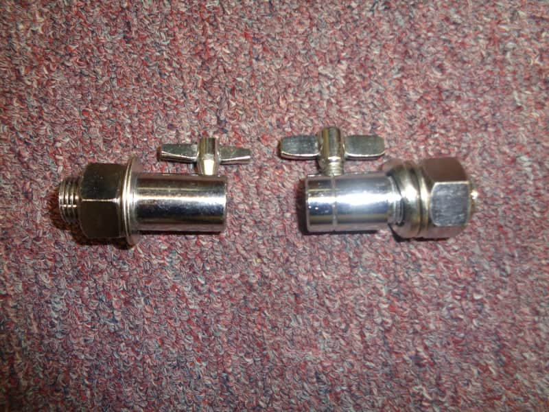 Nicco Bass Drum Spur Mount Fitting (Pair) "New Old Stock" image 1
