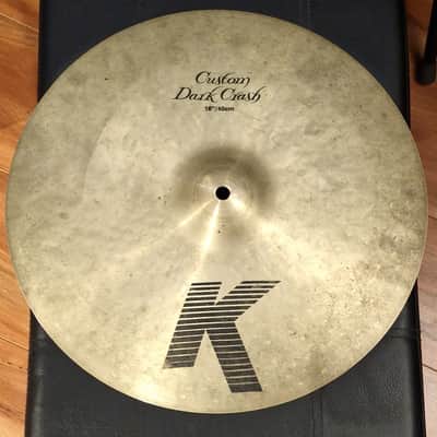 Zildjian 16" K Custom Dark Crash Cymbal 1995 - Present - with defect image 1