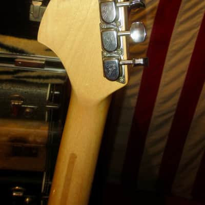 1979 Fender Stratocaster Hardtail Trans Red image 4