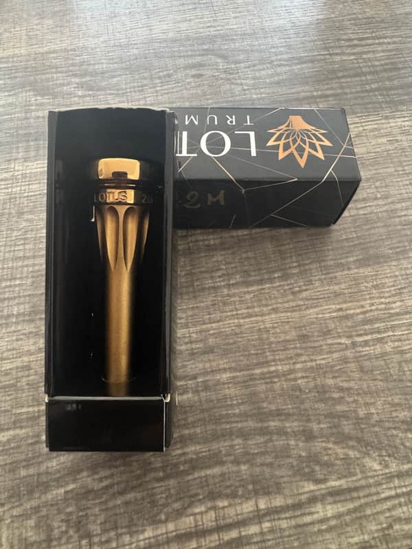 Lotus Trumpets 2M Brass Mouthpiece 2025 - Gold image 1