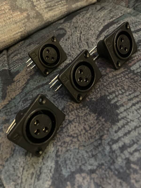 4 x NEW Radial replacement XLRs for OX8 microphone splitter. image 1