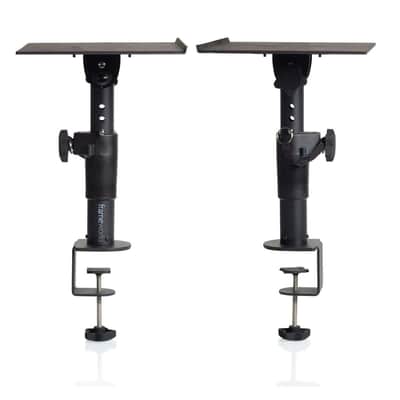 Gator Frameworks Desktop Clamp-On Studio Monitor and Speaker Stand - Set of 2 image 1