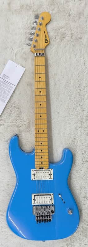 Charvel American Neo-Classic San Dimas SD1 HH FR, Maple board, Robin's Egg Blue image 1