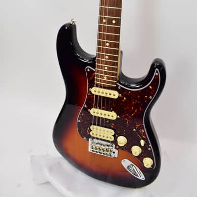 2020 Fender Deluxe Stratocaster HSS Electric Guitar, MIM, 3-Color Sunburst image 3