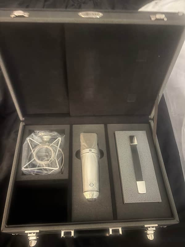 Neumann U 67 Set Large Diaphragm Multipattern Tube Condenser Microphone Reissue 2018 - Present - Nickel Bild 1
