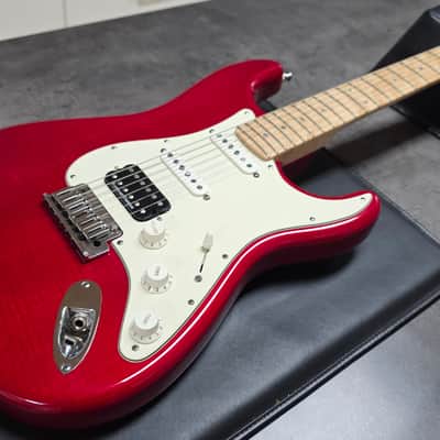 Fender Custom Shop Deluxe Stratocaster Candy Apple Red HSS AAA Flame USA image 2