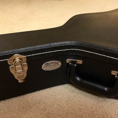 Martin 445 Dreadnought Hardshell Acoustic Guitar Case Black/Olive Drab image 8