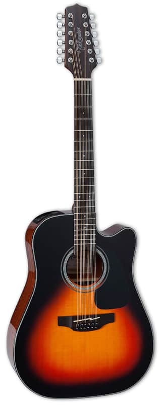 Takamine GD30CE-12 BSB Gloss Brown Sunburst image 1
