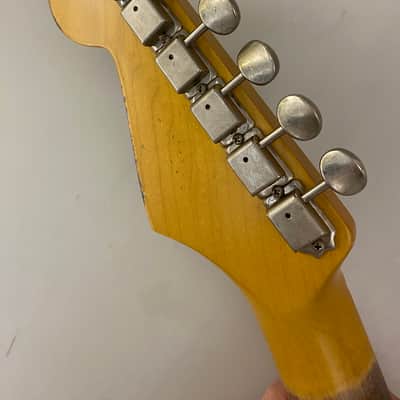 MJT Allparts Fender Stratocaster Neck Vintage Aged Relic w/ Tuners image 7