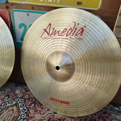 AMEDIA Hollywood 14" hi hat. Nuovo. image 3