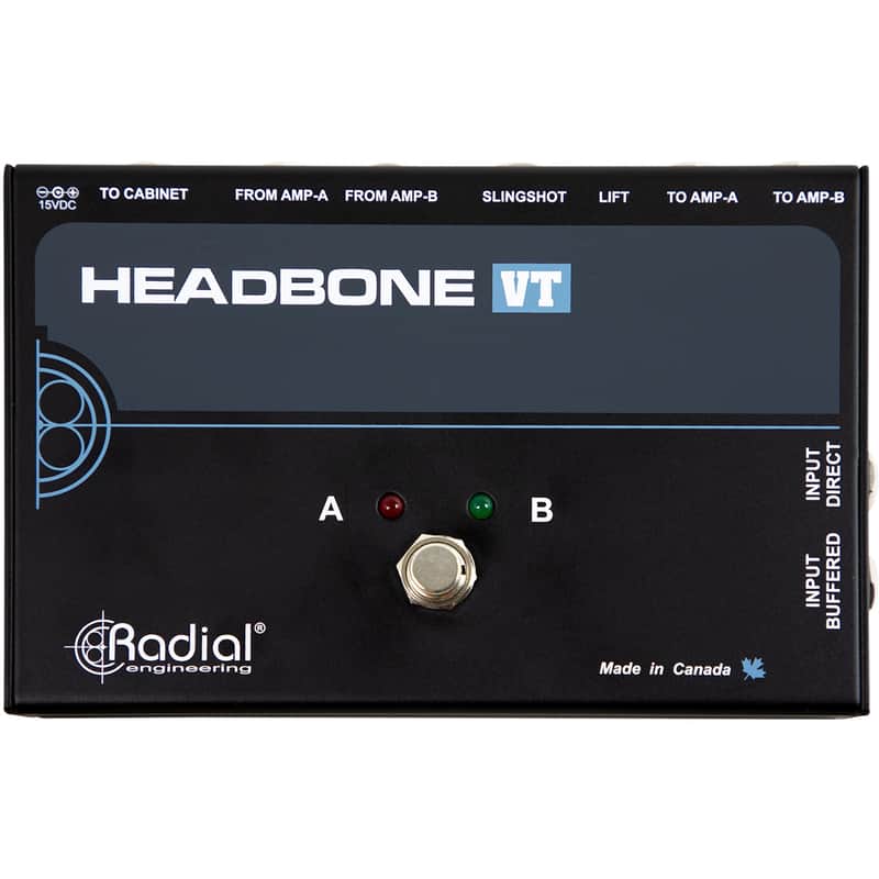 Radial Tonebone Headbone VT Valve Tube Amp Head Switcher image 1