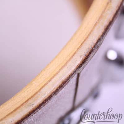 *Slingerland 20,12,14" Modern Jazz Radio King Drum Set Champagne Vintage 60s* image 25