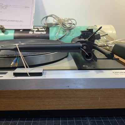 Thorens TD 125 MKII w/ ET Tonearm 2 Air Arm & Airtech Surge Tank Reservoir image 4