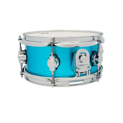 DW DWe Electronic/Acoustic Snare Drum 10x5 Laser Blue Metallic image 3