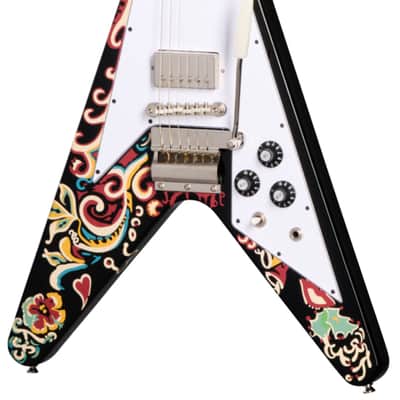 Epiphone Jimi Hendrix Flying V Electric Guitar - Love Drops image 1