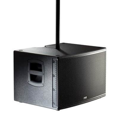 FBT CS-1000-BLK Portable Active Sub/Satellite Speaker System, 1000 Watts, Built-In DSP image 1