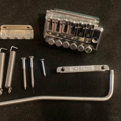 Schecter NOS fine tune tremolo 1985-86 - chrome image 5