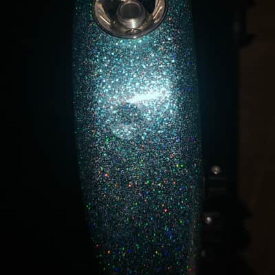 Ocean spray metal flake crook custom guitars electric bass guitars image 13