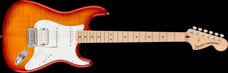 Fender Squier Affinity Series Stratocaster FMT HSS - Sienna Sunburst image 1