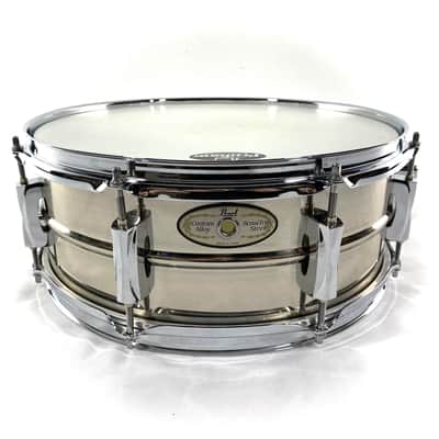 Used Pearl Sensitone Custom Alloy Metal Snare Drum 14X5.5 image 2