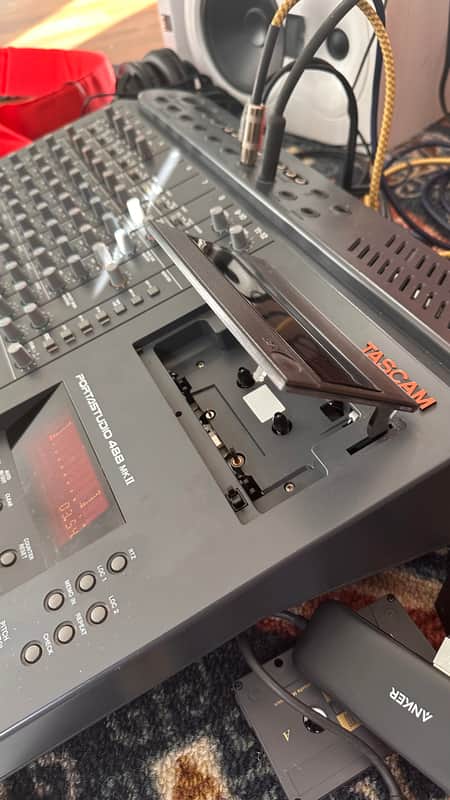 TASCAM Portastudio 488 MKII 8-Track Cassette Recorder 1990s - Gray image 1