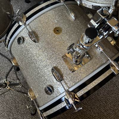 Gretsch USA Custom - Silver Glass Glitter 20, 12, 14 image 3