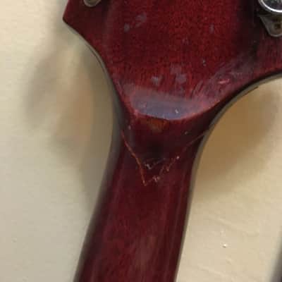 Gibson Flying V Medalian Model 1972 Cherry Red woodgrain Stain image 22