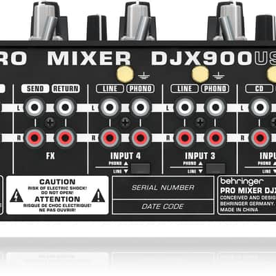 Behringer DJX900USB 5-Channel DJ Mixer USB image 2