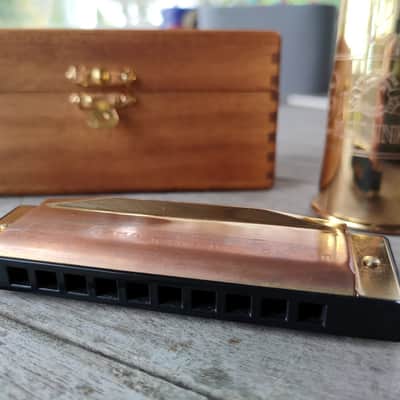 Hohner  Echophone No.3810 Harmonica, Historical Harmonica Collection, C.1990s, Echo Chamber, Key C. image 13