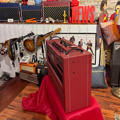 Vox AC30C2 2x12” Custom Limited Edition 2-Channel 30-Watt 2x12" Guitar Combo Classic Vintage Red image 17