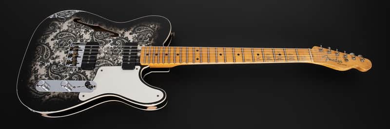 FENDER TELECASTER THINLINE 2022 - BLACK PAISLEY image 1