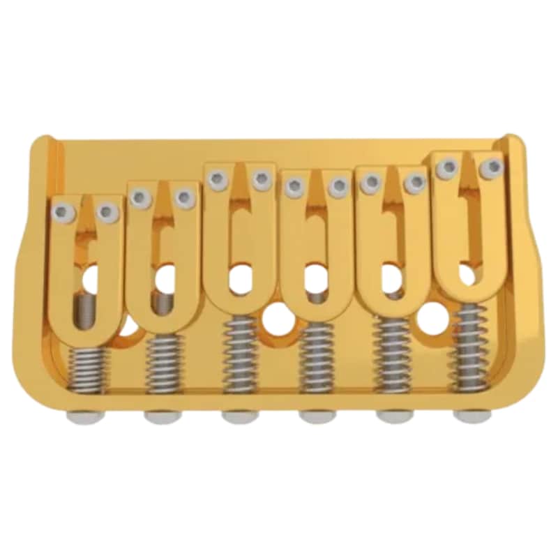 Hipshot 6-String Fixed Guitar Bridge - .125" image 3