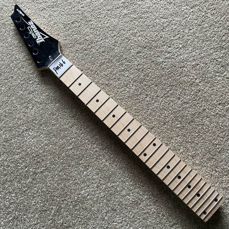 Maple Wood Mikro Ibanez Short Scale Guitar Neck, 24 Frets Fingerboard image 1