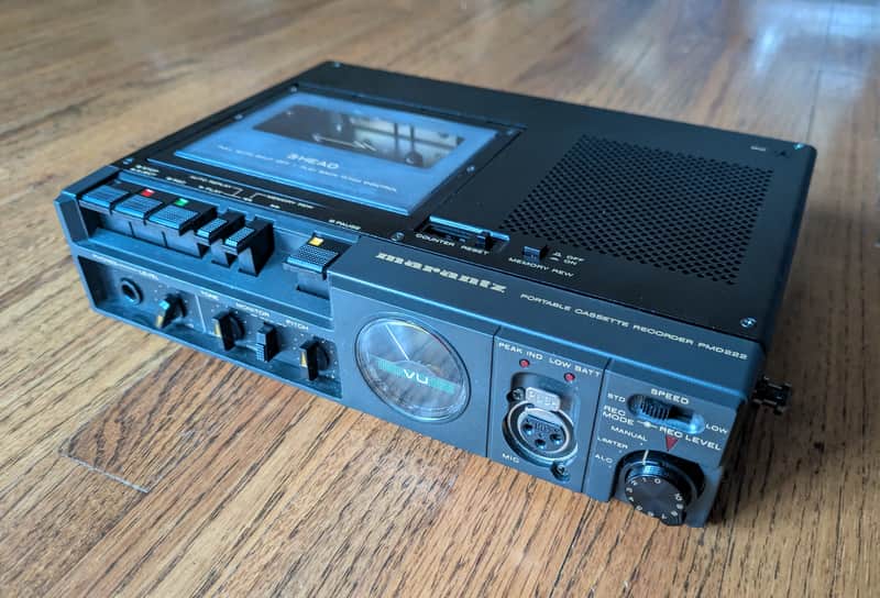 Rare Marantz PMD-222 3 Head Cassette Tape Field Recorder w/ Bird Song Mod image 1