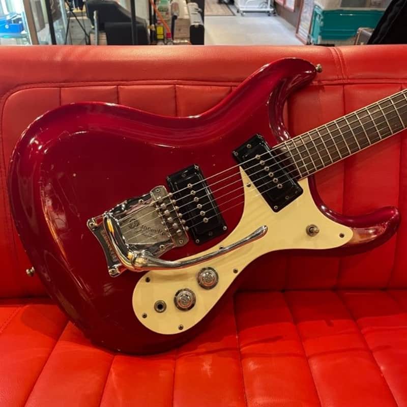 Mosrite 1966 The Ventures Model Mark I Matching Head Metallic Red (06/05) image 1