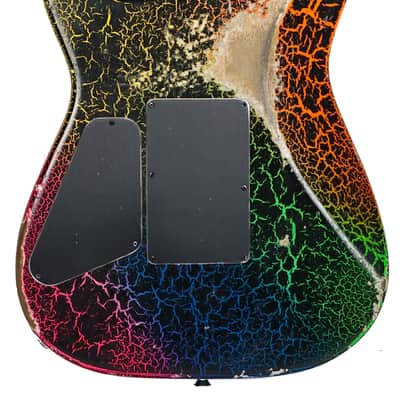 New Jackson Custom Shop Thunder Mod San Dimas Nitro Relic Rainbow Crackle Thunder Road Exclusive image 6