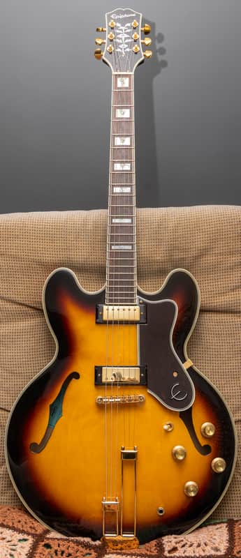 Epiphone Sheraton Frequensator with Laurel Fretboard 2023 - Present - Vintage Sunburst image 1