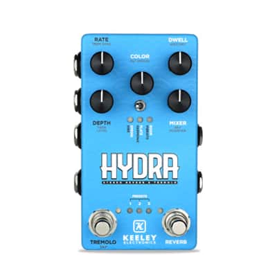 Keeley Electronics HYDRA Stereo Reverb & Tremolo Guitar Effect Pedal image 3