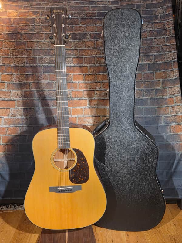 Martin Standard Series D-18 Natural w/ OHSC & L.R. Baggs Hi-Fi Pickup System image 1