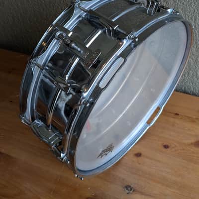 Vintage Ludwig Chrome Over Brass Snare Drum — Pre-Serial, 1961-1963 image 10